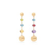 Marco Bicego Yellow Gold Africa Color Mixed Gemstone Drop Earrings