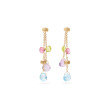 Marco Bicego Paradise Mixed Gemstone Two Strand Drop Earrings