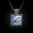 William Henry Guardian Sterling Silver Pendant Necklace