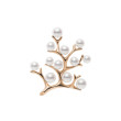 Mikimoto Pearl Tree of Life Brooch in rose gold
