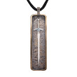 William Henry Silver Warrior Raider Bronze Sword Necklace