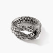 John Hardy Love Knot Silver Chain Ring front