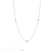 Roberto Coin Diamonds By The Inch Necklace in White Gold - 0.15ctw