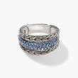 John Hardy Classic Chain Blue Sapphire Ring