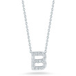 Diamond Initial B Necklace 