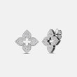 Roberto Coin Venetian Princess Diamond Earrings in White Gold