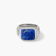 John Hardy Lapis Lazuli Silver Signet Ring