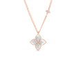 Roberto Coin Venetian Princess Mother of Pearl Double Chain Necklace in 18K Gold