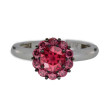 Color My Life Ruby Ring in White Gold 