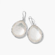 Ippolita Rock Candy Large Mother of Pearl Teardrop Earrings in Sterling Silver