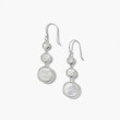 Ippolita Lollipop Lollitini 3-Stone Mother of Pearl Drop Earrings in Sterling Silver