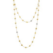 Marco Bicego Siviglia Yellow Gold and Diamond Long Necklace