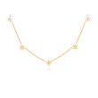 EF Collection Diamond Multi Starburst Necklace