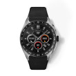 TAG Heuer Connected E4 45mm Steel Smartwatch with Black Rubber Strap