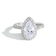 Tacori Royal T Pear Shaped Halo Engagement Ring Setting