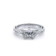 Verragio Venetian Princess Cut Pave Twist Shank Engagement Ring Setting