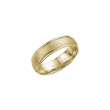 Crown Ring Yellow Gold Comfort Fit 6mm Classic Wedding Ring