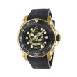 Gucci Dive 45mm Yellow Gold Snake Watch face