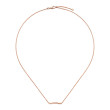 Gucci Link To Love Rose Gold Bar Necklace