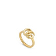 Gucci Yellow Gold GG Running Thin Double G Ring