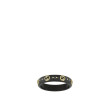 Gucci Icon GG Black and Gold Ring