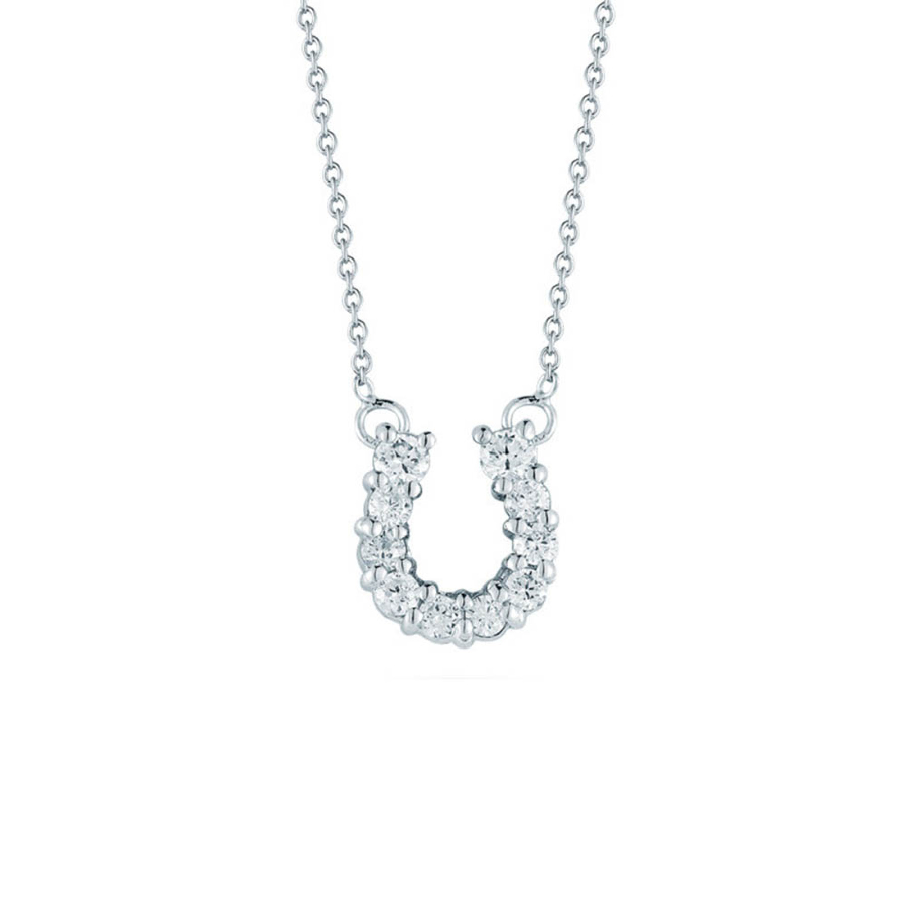 Lucky Horseshoe Silver Necklace – Christin Ranger Jewellery