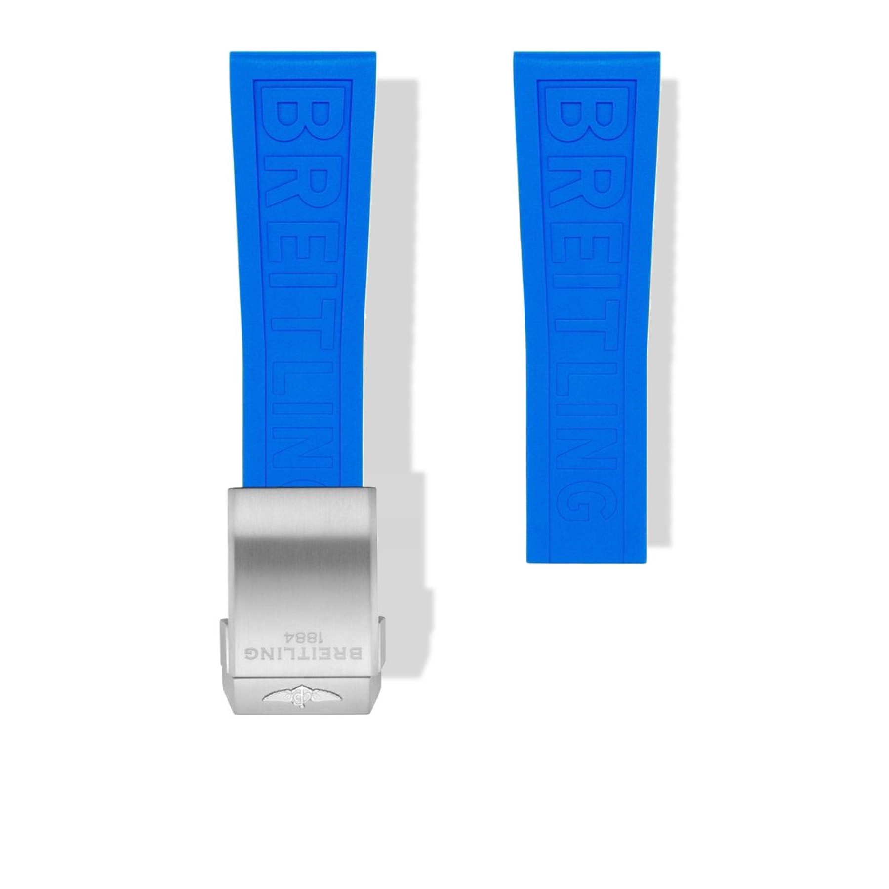 Wiens brug vertaler BREITLING Blue TwinPro Rubber Strap 24mm