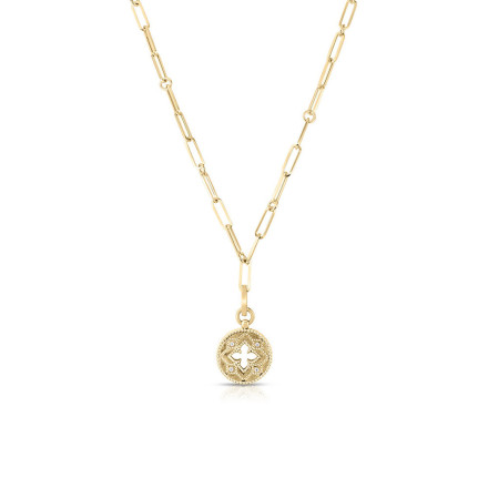 Roberto Coin Venetian Princess Necklace, Medallion, Diamonds