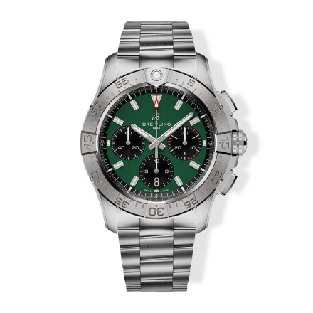 54975円 BREITLING◇自動巻腕時計/アナログ/ステンレス/NVY/SLV