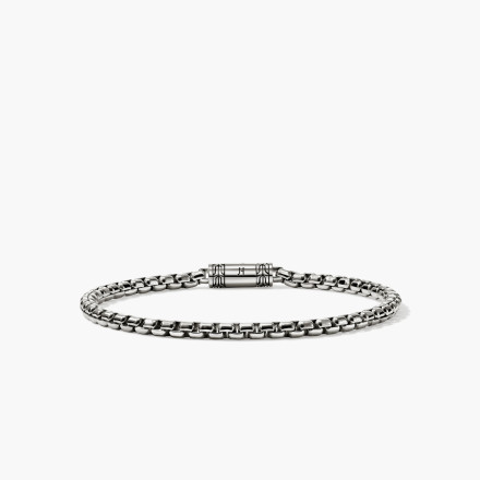 John Hardy Silver Box Chain Bracelet - 6mm | BU98805