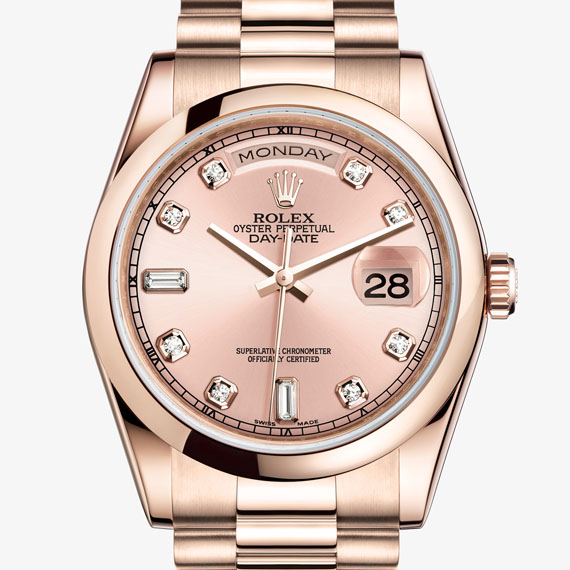 Rolex Day-Date 36 M118205F-0023 Front Facing