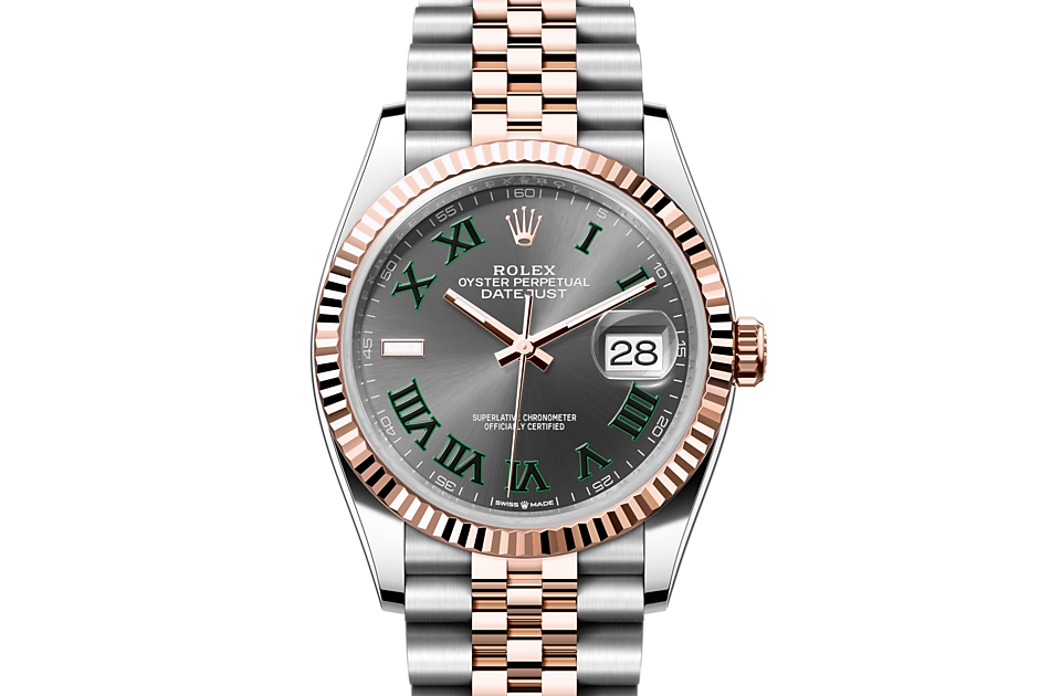 Rolex Datejust in Oystersteel and gold, M278381RBR-0032