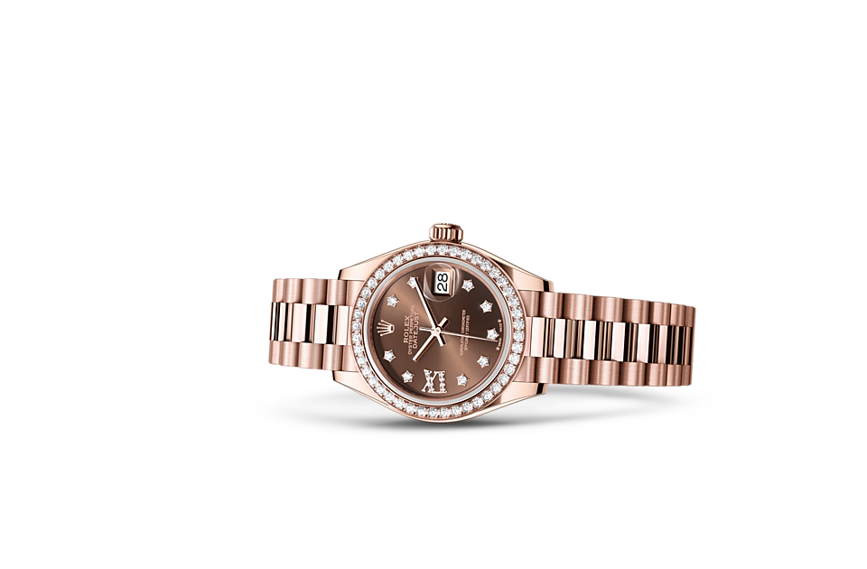 Rolex Lady-Datejust M279135RBR-0001 Lady-Datejust M279135RBR-0001 Watch in Store Laying Down