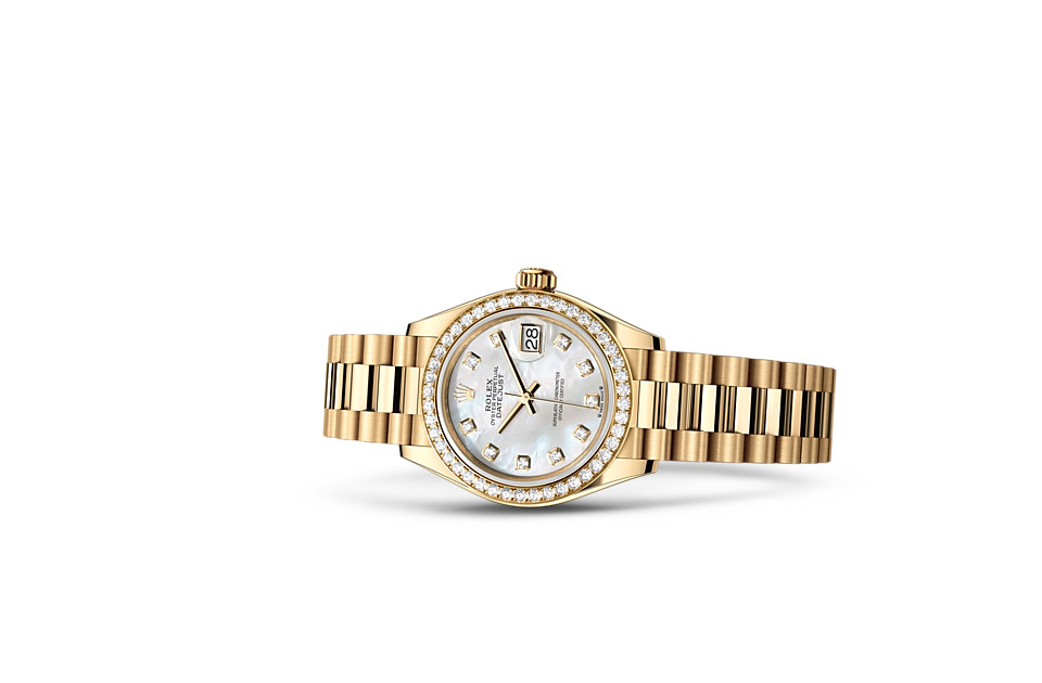 Rolex Lady-Datejust M279138RBR-0015 Lady-Datejust M279138RBR-0015 Watch in Store Laying Down