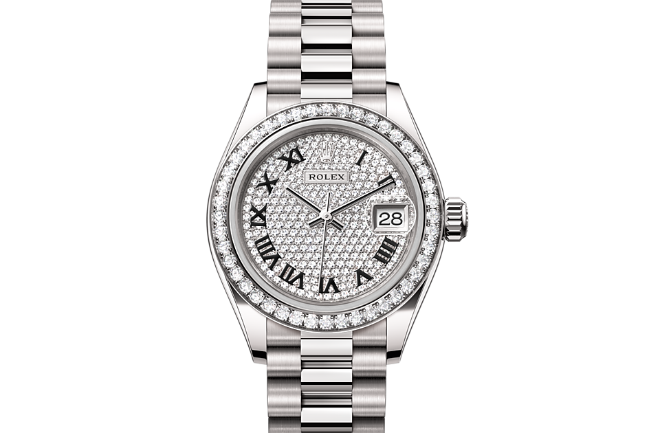 Rolex Lady-Datejust M279139RBR-0014 Lady-Datejust M279139RBR-0014 Watch Front Facing