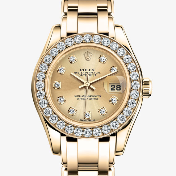 Rolex Pearlmaster 29 M80298-0071 Front Facing