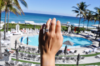 Engagement Ring Beach View
