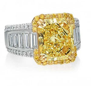 Yellow Diamond Ring