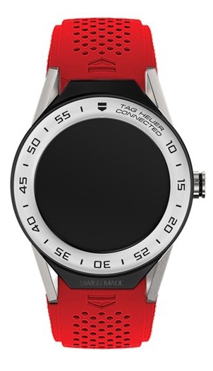 Tag Heuer Connected 41 Red Rubber Strap