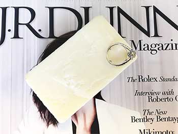 Use a bar of soap to imprint ring size