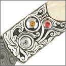 Knife Embellishments & Adornments with Carved Silver
