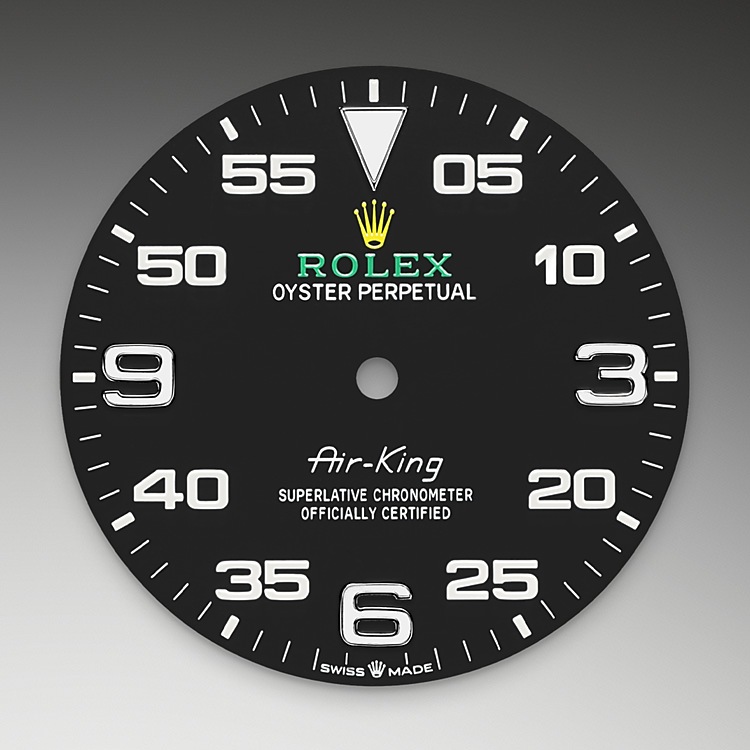 Rolex Air-King Feature: Black dial