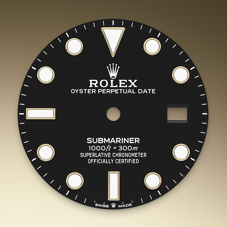 Rolex Submariner 41mm Watch, 18ct Yellow Gold, Black Cerachrom Bezel and  Black Dial, M126618ln-0002