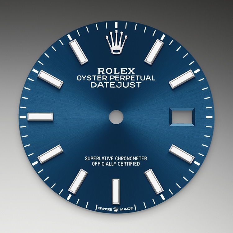 Rolex Datejust 36 Feature: Bright blue dial