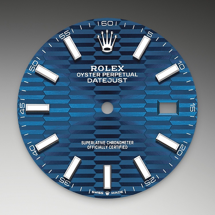 Rolex Datejust 41 Feature: Bright blue dial