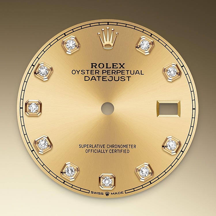 Rolex Datejust 36 Feature: Champagne-colour dial