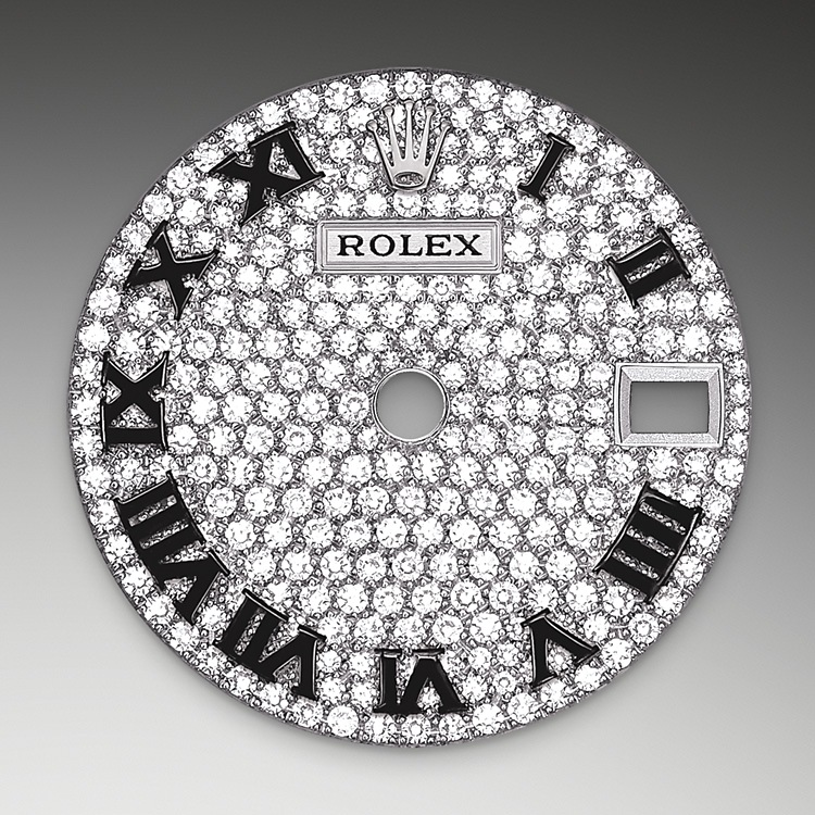 Rolex Lady-Datejust Feature: Diamond-Paved Dial