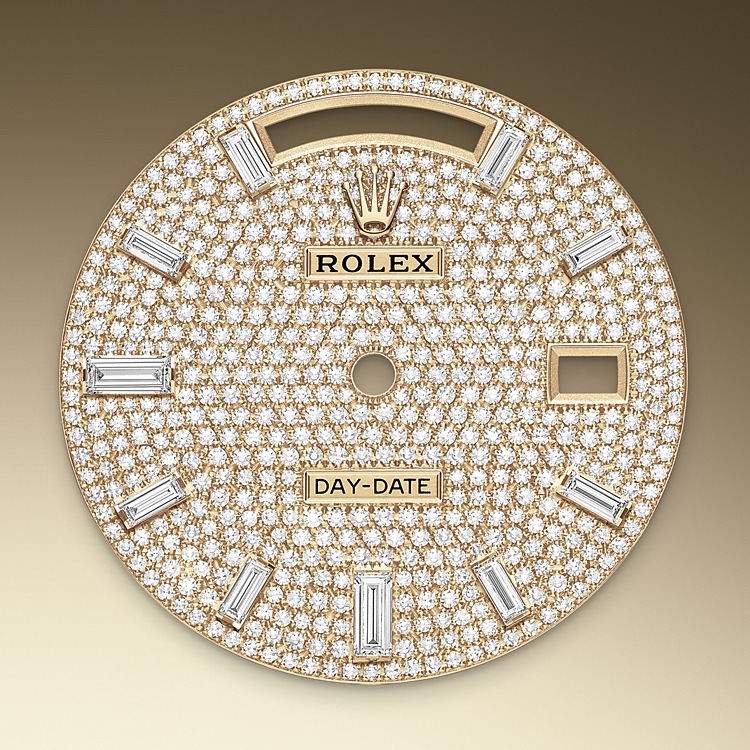 Rolex Day-Date 40 Feature: Diamond-Paved Dial