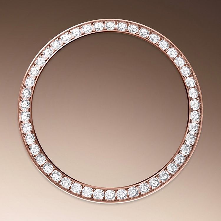 Rolex Datejust 31 Feature: Diamond-set bezel