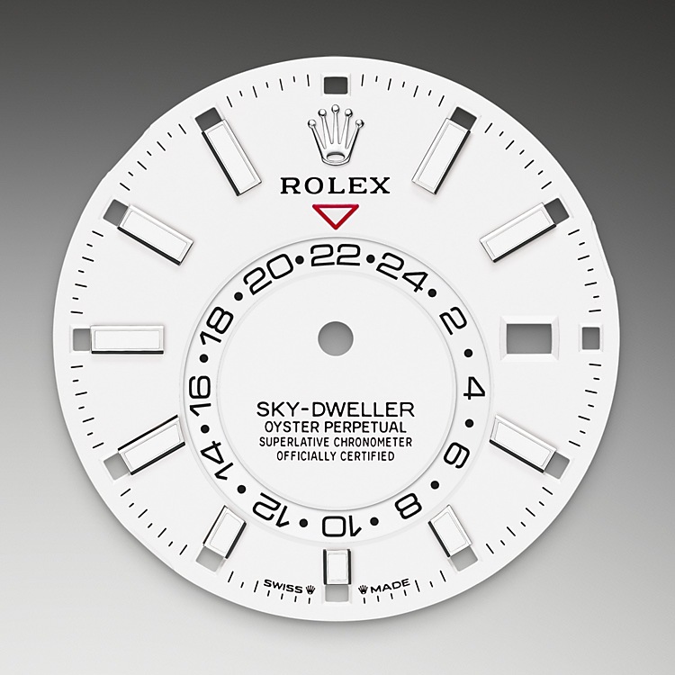 Rolex Sky-Dweller Feature: Intense white dial